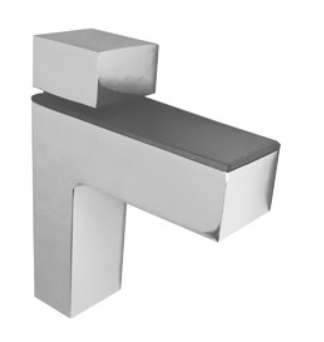 BRD P507СР.2 полкодержатель квадратный большой хром (до 35 мм) (снято)