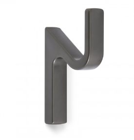 BRD K107MDN.13 Крючок ZIGZAG однорожковый Матовый темный никель (заказ)