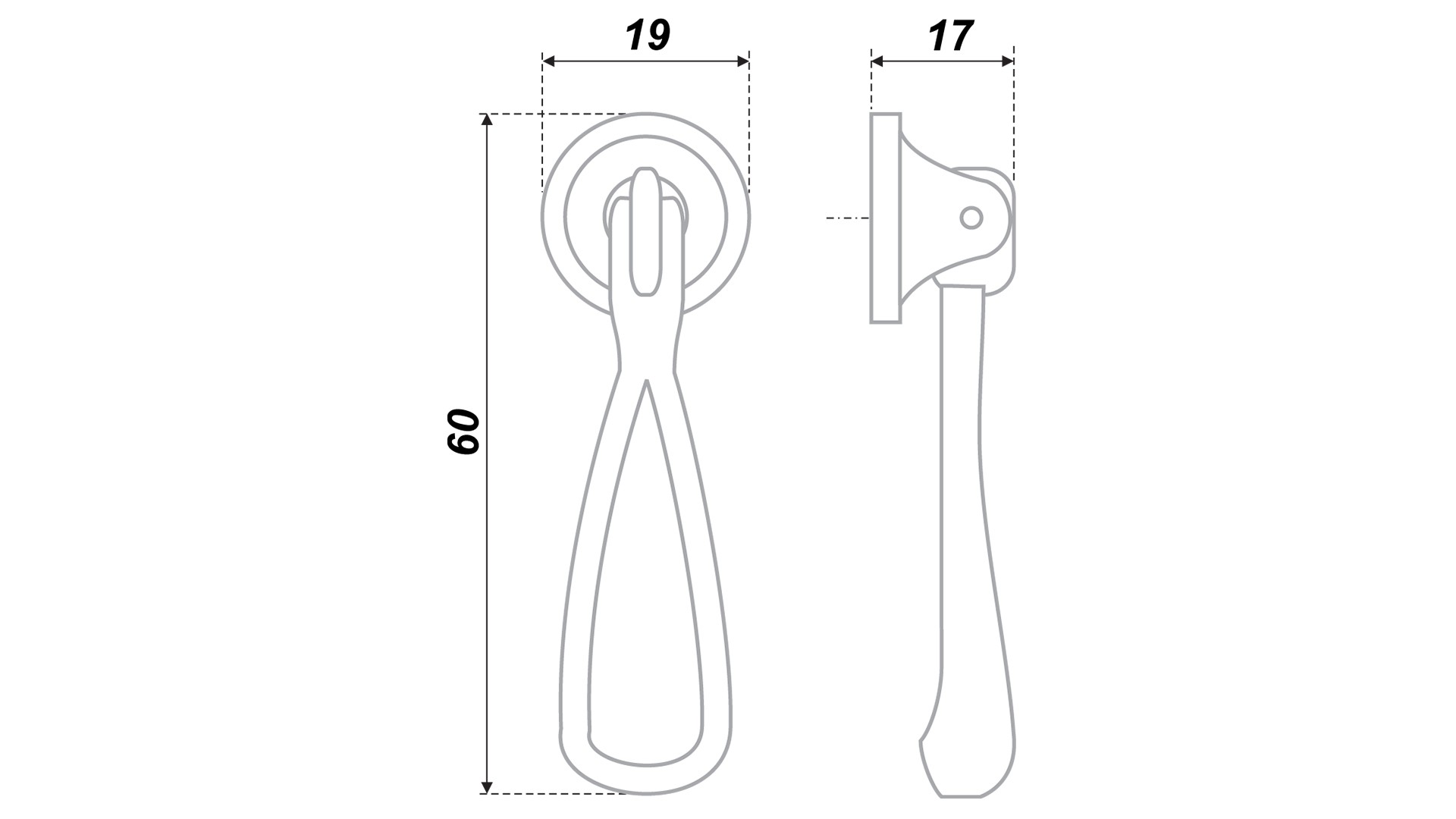 BRD RC041AB.4 ручка кнопка   старинная латунь  (заказ)