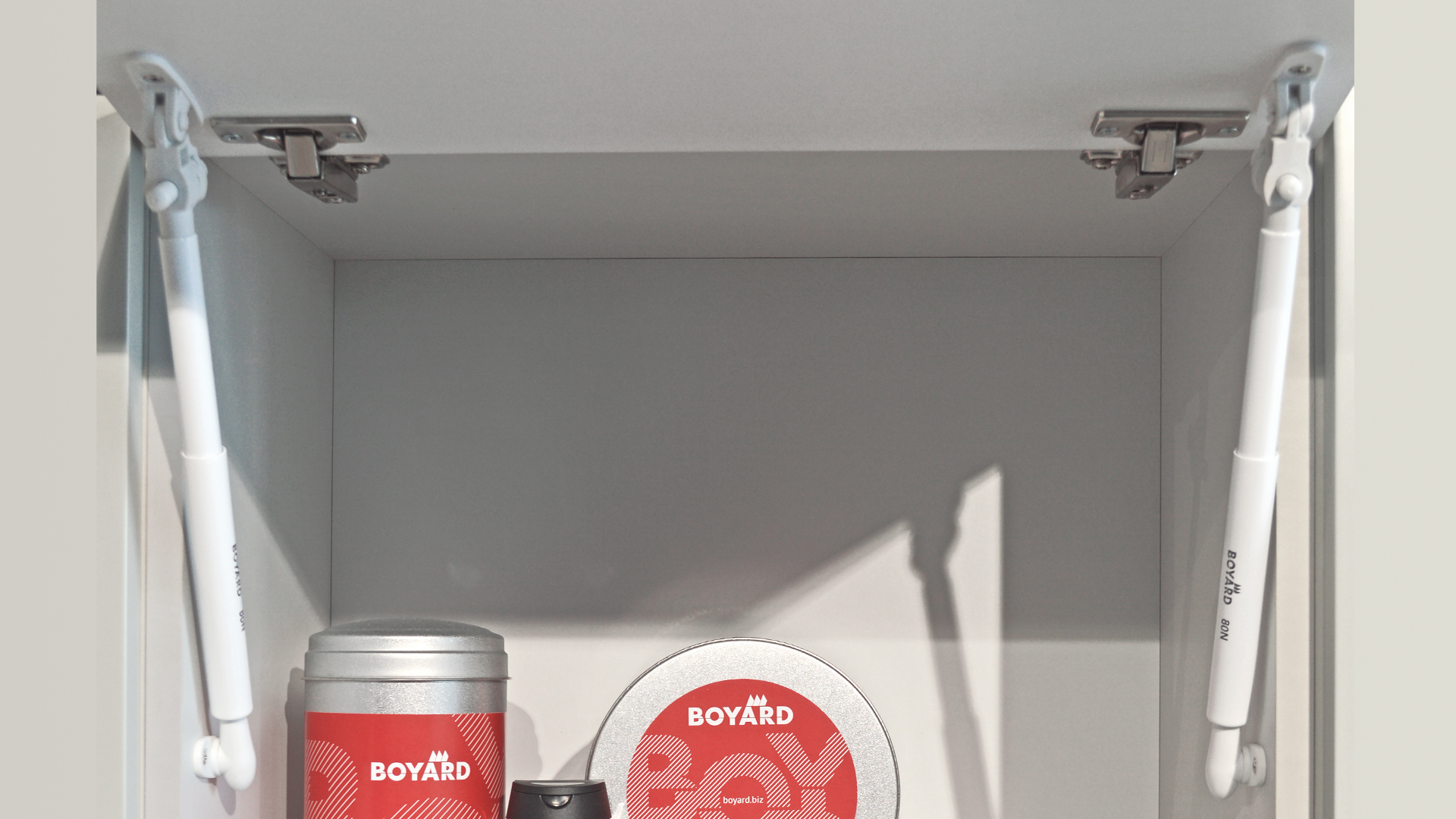 BRD GL106W/80/3 газовые лифты на открытие вверх Белые