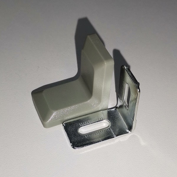 HARDI Уголок металлический + накладка малый серый