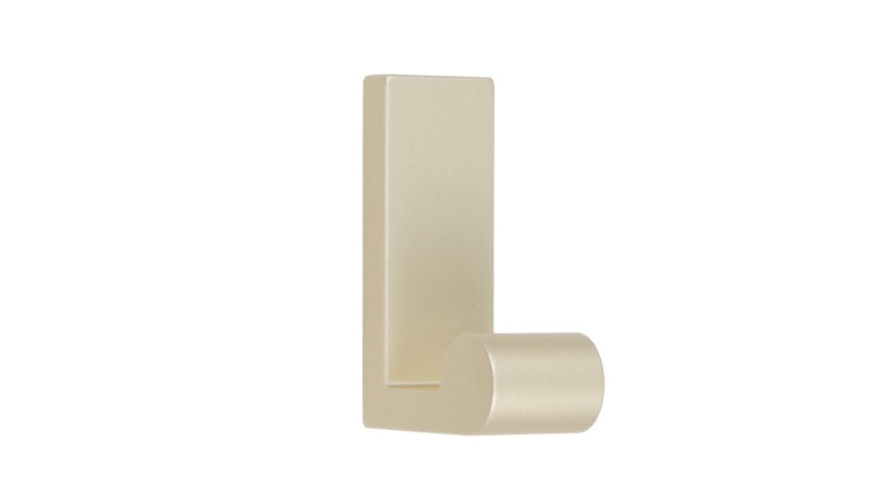 BRD K109SG.14 Крючок LUNO однорожковый матовое золото (заказ)