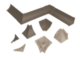 KORNER комплект загл+углы LB-23-6006 "магнолия" SALE