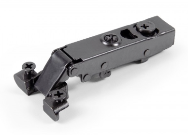 BRD H663A/BN Петля накладная с доводчиком для АЛЮМ профиля FRAME черный никель (без планки) (снято)