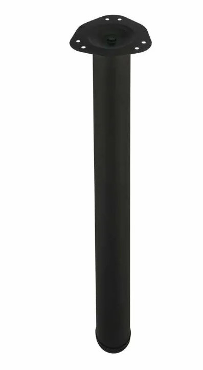 Опоры для столов и барных стоек  h 710 d 60 черная (на площадке)
