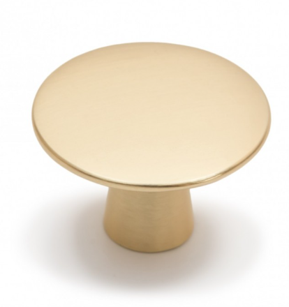 BRD RC035MBSG.4 ручка кнопка  TOBBY матовое браш/ сатиновое золото (заказ)