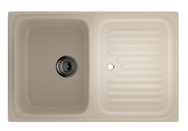 Мойка ULGRAN U-502-328 прямоугольная универсальная бежевый
