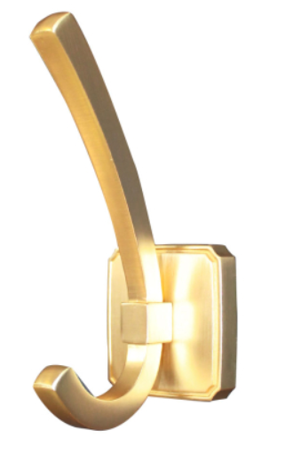 SETE Крючок К-8831-33 2-х рожковый матовое золото SALE