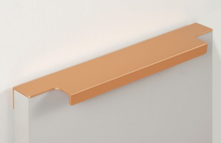 BRD RT109SG. ручка торцевая 150 мм RAY матовое золото