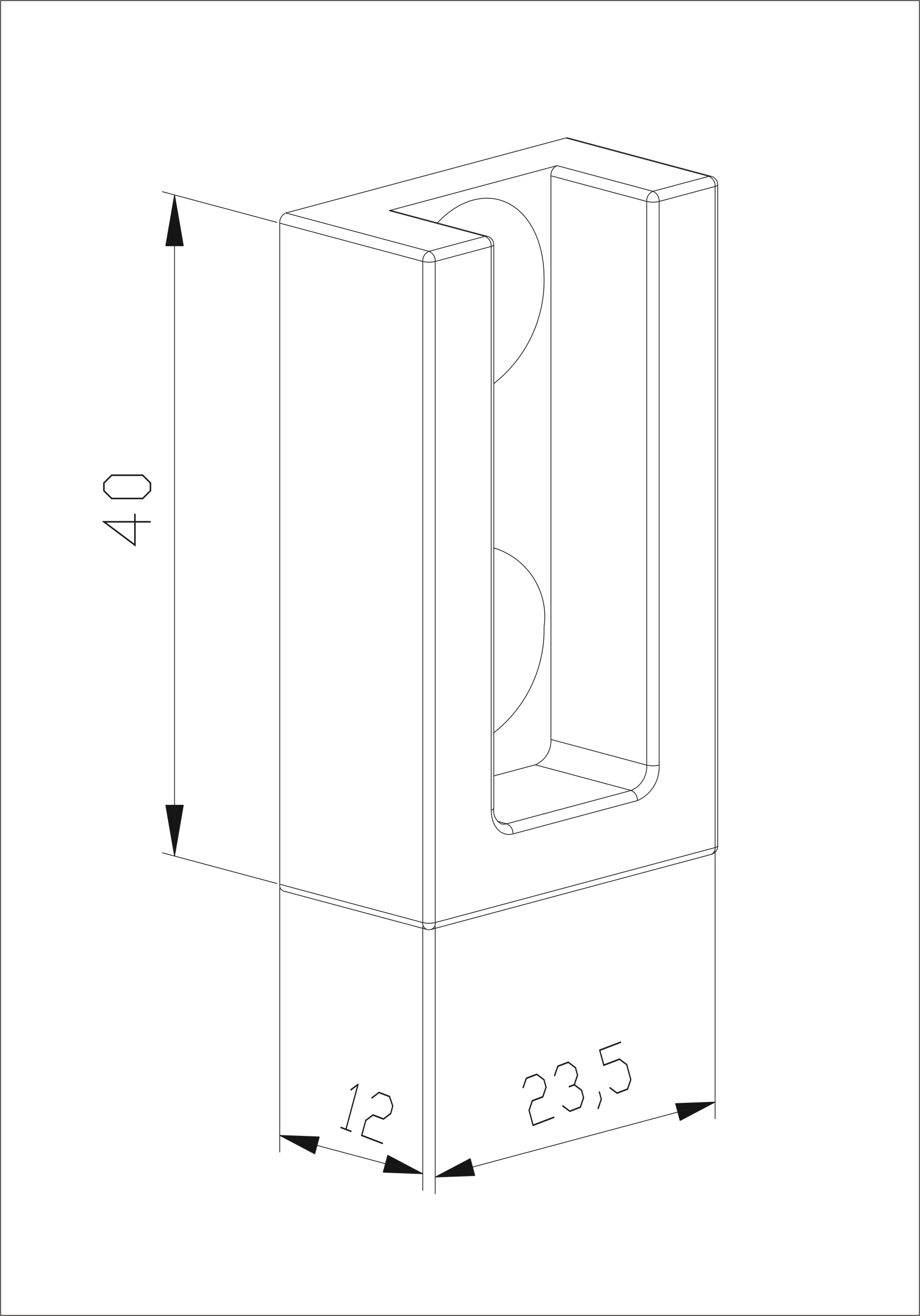 Аристо Крепление стена-стена для алюм.вешала, серебро матовое (снято)