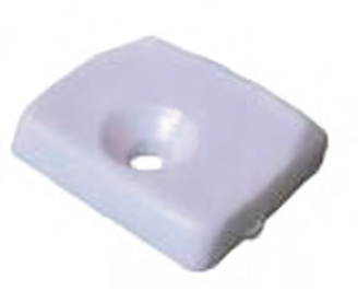 Кляймер белый прямой