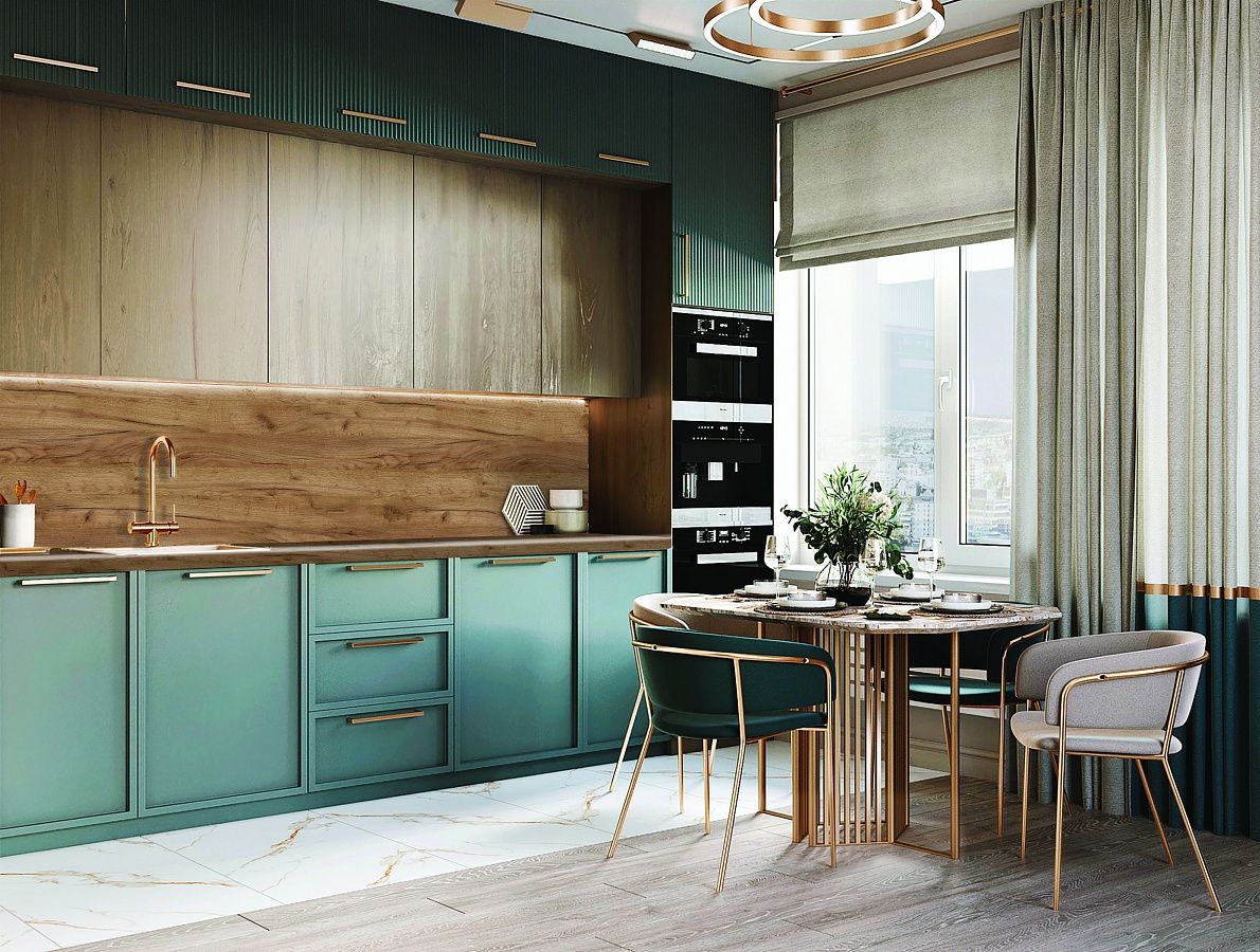 Столешница КЕДР МК 3000*600*38мм 1 группа - Дуб Крафт табачный 1004/S (заказ)