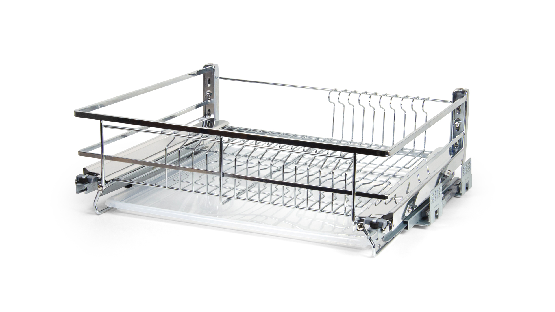 BRD Корзина-сушка выдвижная, одноуровневая MIRA PUSH KRS06/1/4/600 от нажатия