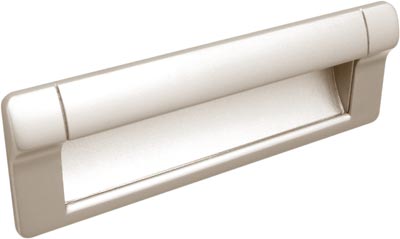 ВЛ FR-006 ручка "раковина" 128 мм сатин светлый/сатин светлый (TS) SALE