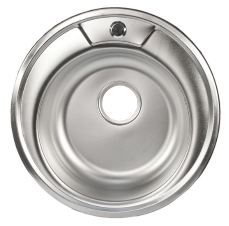 Мойка Лагуна D=490 0,6-0,8/180 лайн круглая