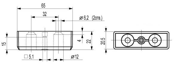 X-007 Опоры нерегулируемые Валмакс h 22 алюминий (TS)