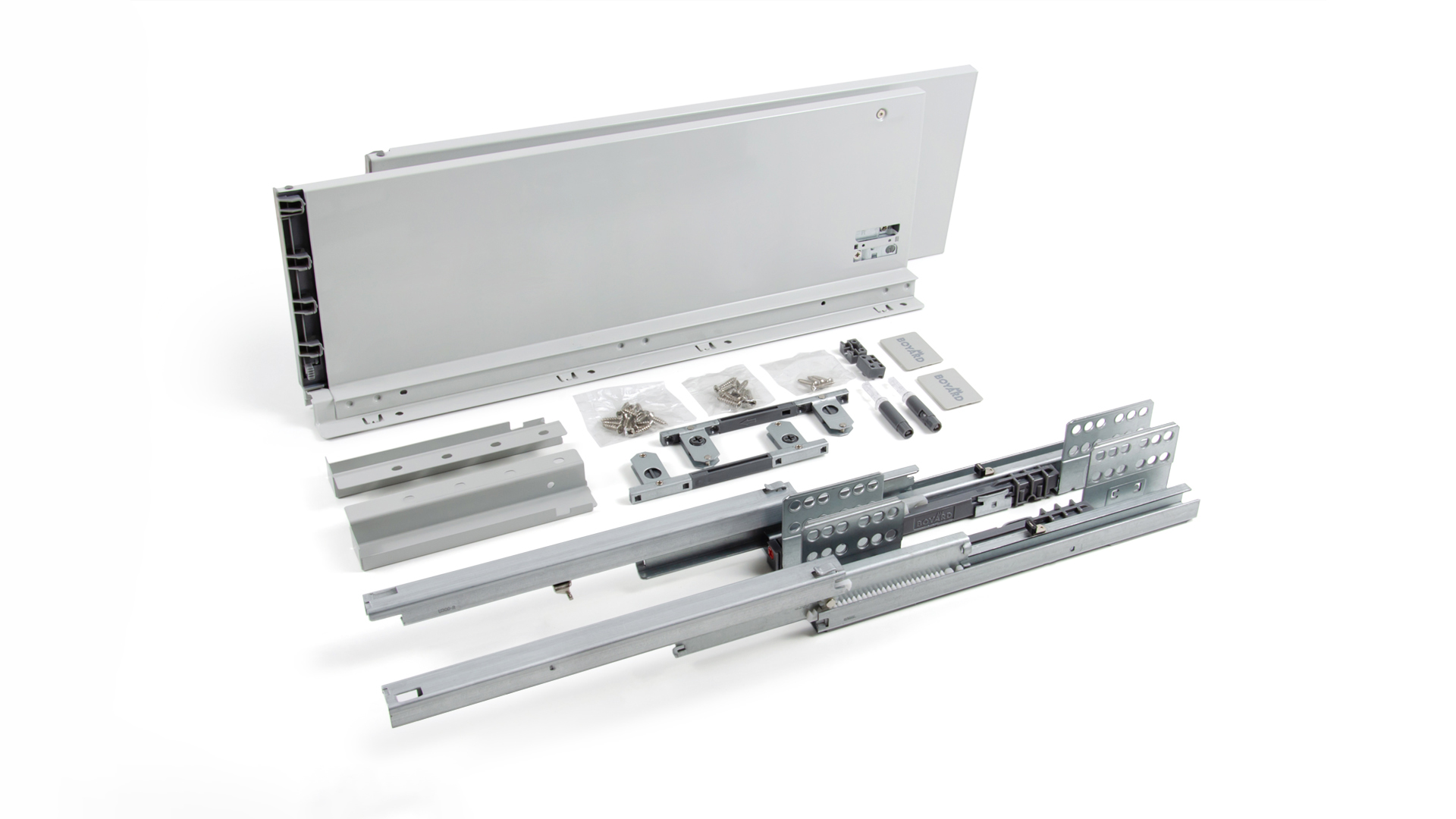 BRD SB30GR.1/300 Комплект СТАРТ PUSH 167мм (от нажатия), серый (заказ)