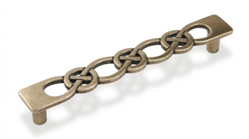 ВЛ FS-132 ручка скоба 128 мм хром глянцевый (стоп-лист)