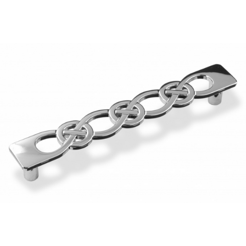 ВЛ FS-132 ручка скоба 128 мм хром глянцевый (стоп-лист)