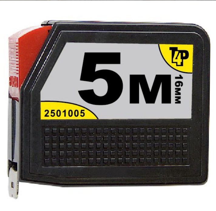 Рулетка Т4Р "автостоп" пластиковый корпус 5м*16мм