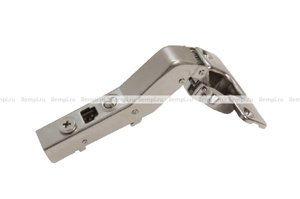 Петля 45 (110) угловая, 48мм, Slide-on, отделка никель (без планки)SALE