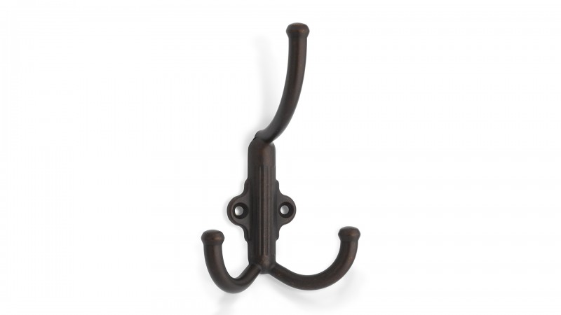BRD K351AC.6 Крючок RIGATA LF 3-х рожковый старинная медь (снято)
