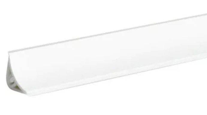 KORNER мини-бортик для столешниц 15*15*3000мм, LB-15 Белый 20-15-0-600 (углы 600) (заказ)