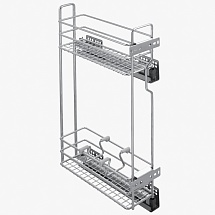 Kalibra Бутылочница 150, напр. скрытого монтажа 315S (глубина 300мм) с довод. (в стопе)
