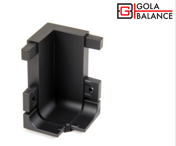 BRD RZ051.03BL внутренний уголок-держатель L GOLA BALANCE черный