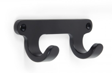 BRD K220BL.2 Крючок TWIN 2-х рожковый черный (заказ)