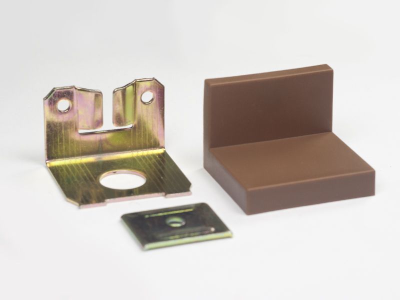 SAMET Уголок фиксирующий + накладка  коричневый SALE