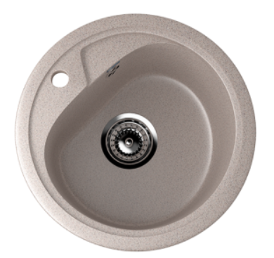 Мойка ULGRAN U-500-302 круглая  песочный