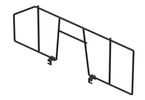 Аристо Разделитель полки проволочной, серия 460, ЧЕРНЫЙ GSA 0340/B