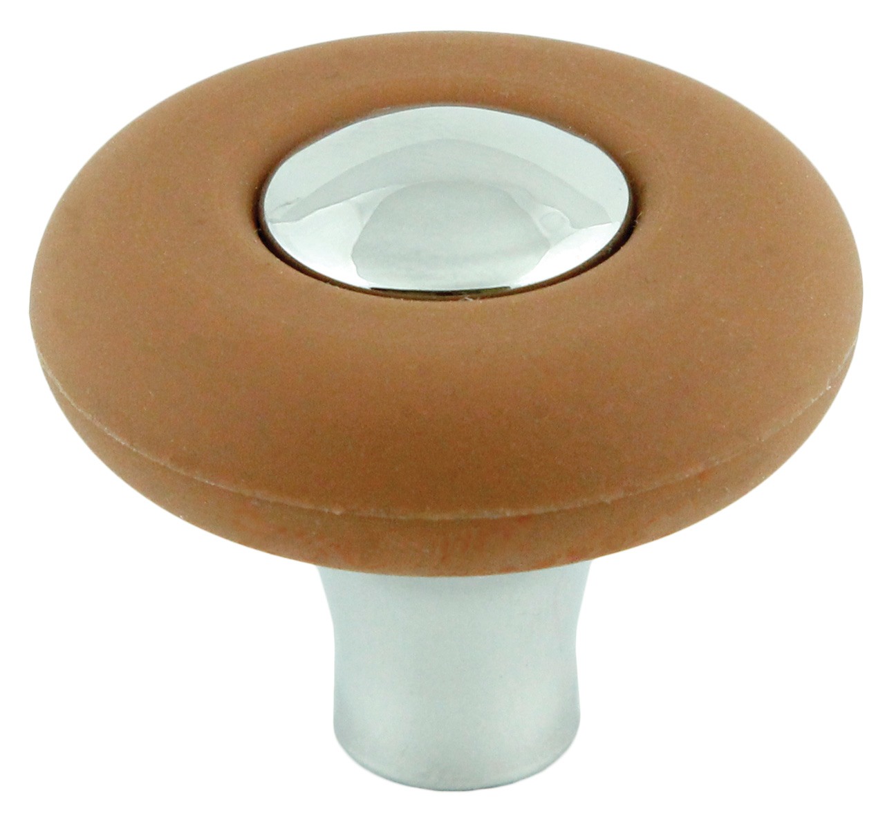 BRD RC520Br.4 ручка кнопка коричневый (силикон) (снято)