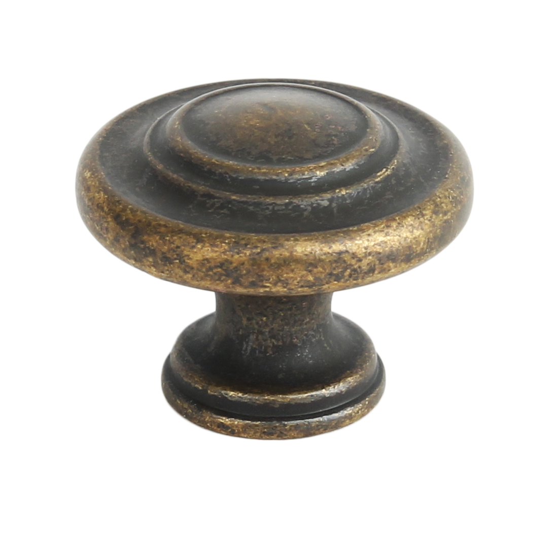 BRD RC037AB.4 ручка кнопка  MATEO старинная латунь (снято)