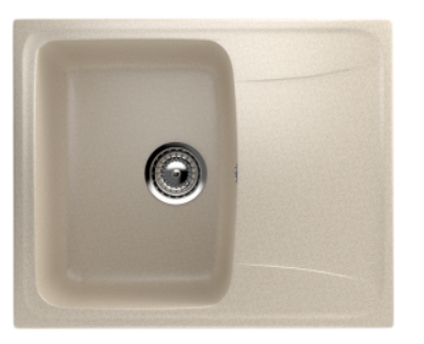 Мойка ULGRAN U-201-328 прямоугольная универсальная бежевый