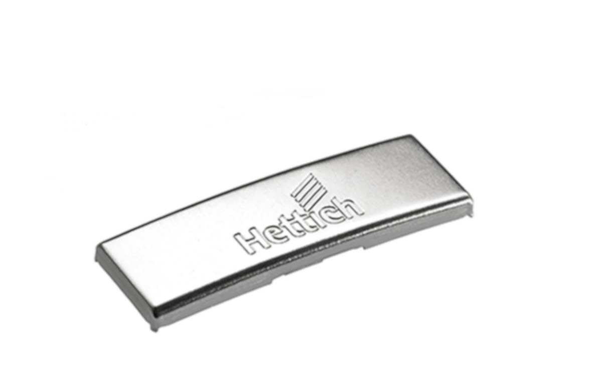 Заглушка на консоль петли Sensys, с логотипом Hettich, сталь