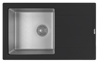 Мойка FLORENTINA Комби 780*480*235 антрацит (стоп-лист)