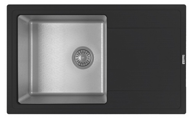 Мойка FLORENTINA Комби 780*480*235 антрацит (стоп-лист)