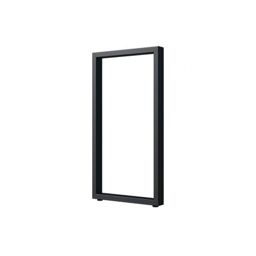 Опора для барной стойки Мадрид l.445, h.870, отделка черный бархат (заказ)