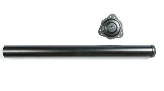 BRD N402BL.4 опора регулируемая черный 710 мм центральное крепление (снято)