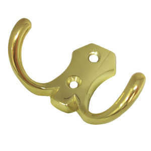 BRD K203GP.2 Крючок 2-х рожковый золото (снято)
