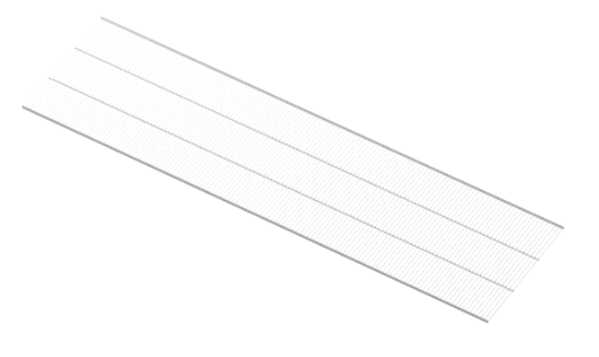 Аристо Полка проволочная, серия 540, L=1823 БЕЛЫЙ GSA 0289/W/194