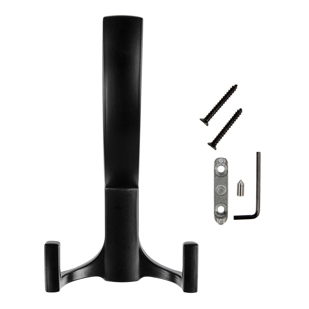 KR 0340 BL Крючок 3-х рожковый черный матовый