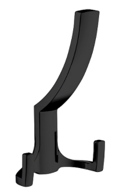 KR 0340 BL Крючок 3-х рожковый черный матовый