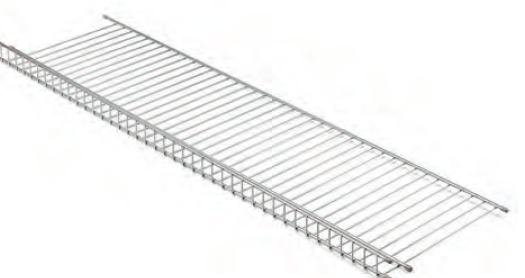сетчатая полка металлик 230