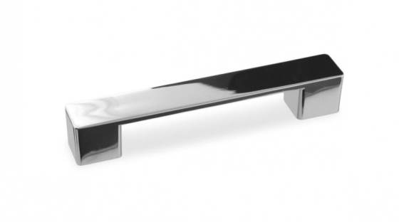 ВЛ FS-043 ручка скоба 128 мм Cr глянцевый/эмаль 395 черная SALE