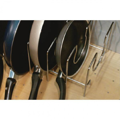 Набор держателей для 3 сковородок, отделка хром глянец (заказ)