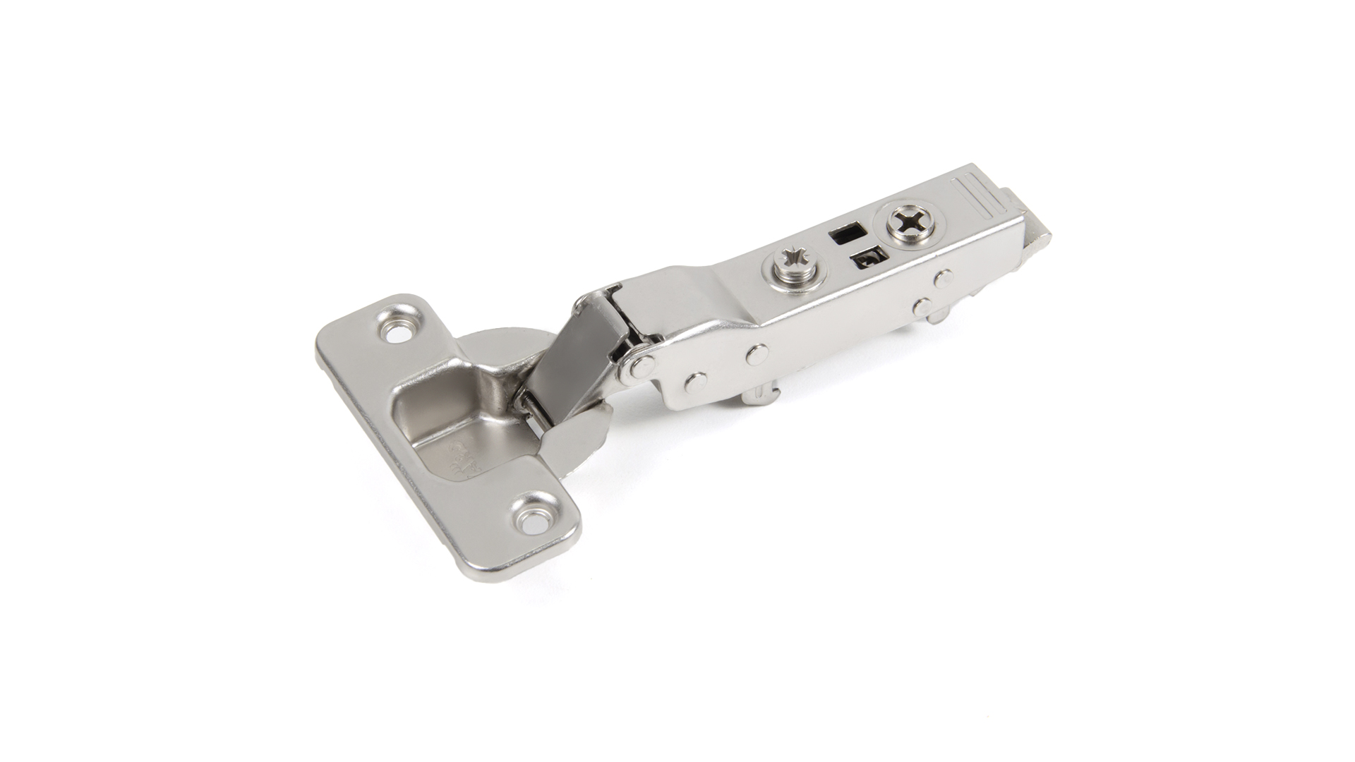 BRD H901В02 Петля полунакладная без пружины и аморт. Clip-on EVO PUSH SYSTEM 90 град (без планки)