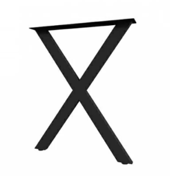 Опора для стола Анкона, l.595, h.720, отделка черный бархат (матовый) (заказ)